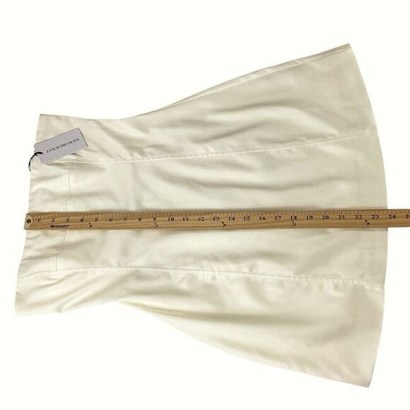 WeWoreWhat Size 2 NWT Strapless Peplum Mini Dress in Ecru Cream Ivory - Picture 7 of 11